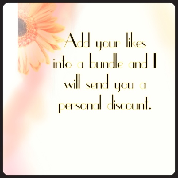 BUNDLE YOUR ITEMS AND SAVE 🌻🌼🌷🌸 - Picture 1 of 1